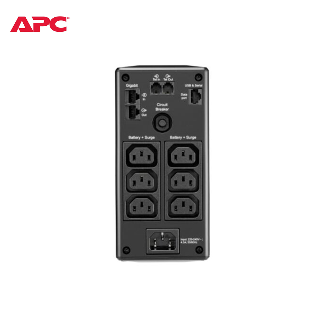 เครื่องสำรองไฟ UPS APC Back-UPS Pro 650VA/390W